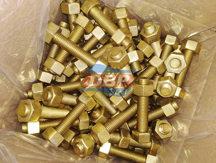 Cadmium Plated Stud Bolts and Hex Nuts